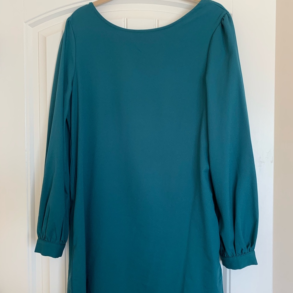 Emerald Green Shift Dress